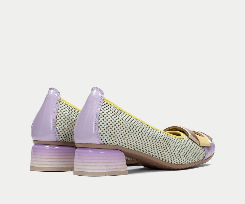 SALMA CHV232760 LAVANDER, MINT & LEMON LOW HEEL LOAFERS