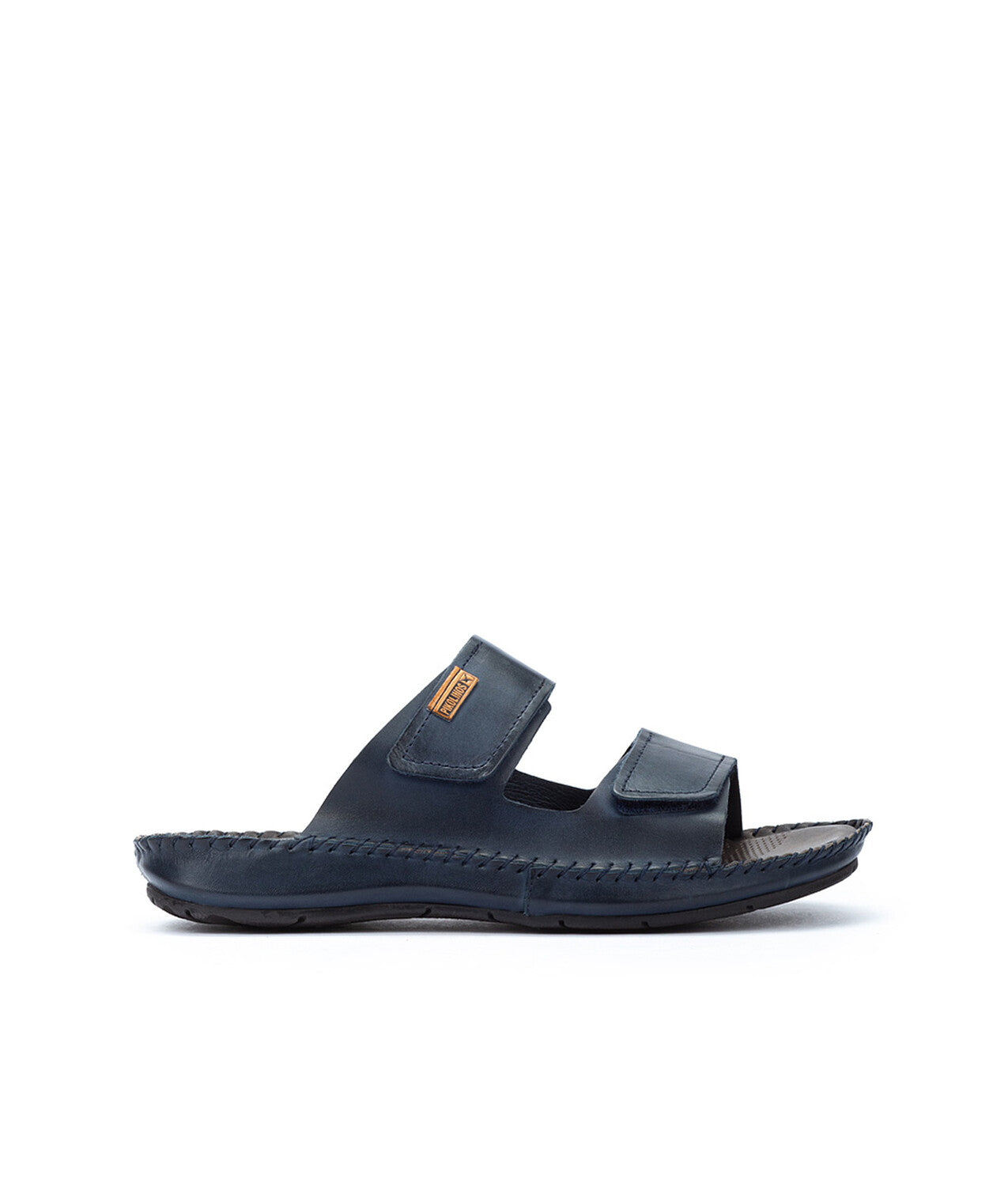 PIKOLINOS SAMPLE - TARIFA 06J-0084 MEN'S BLUE LEATHER SLIDE