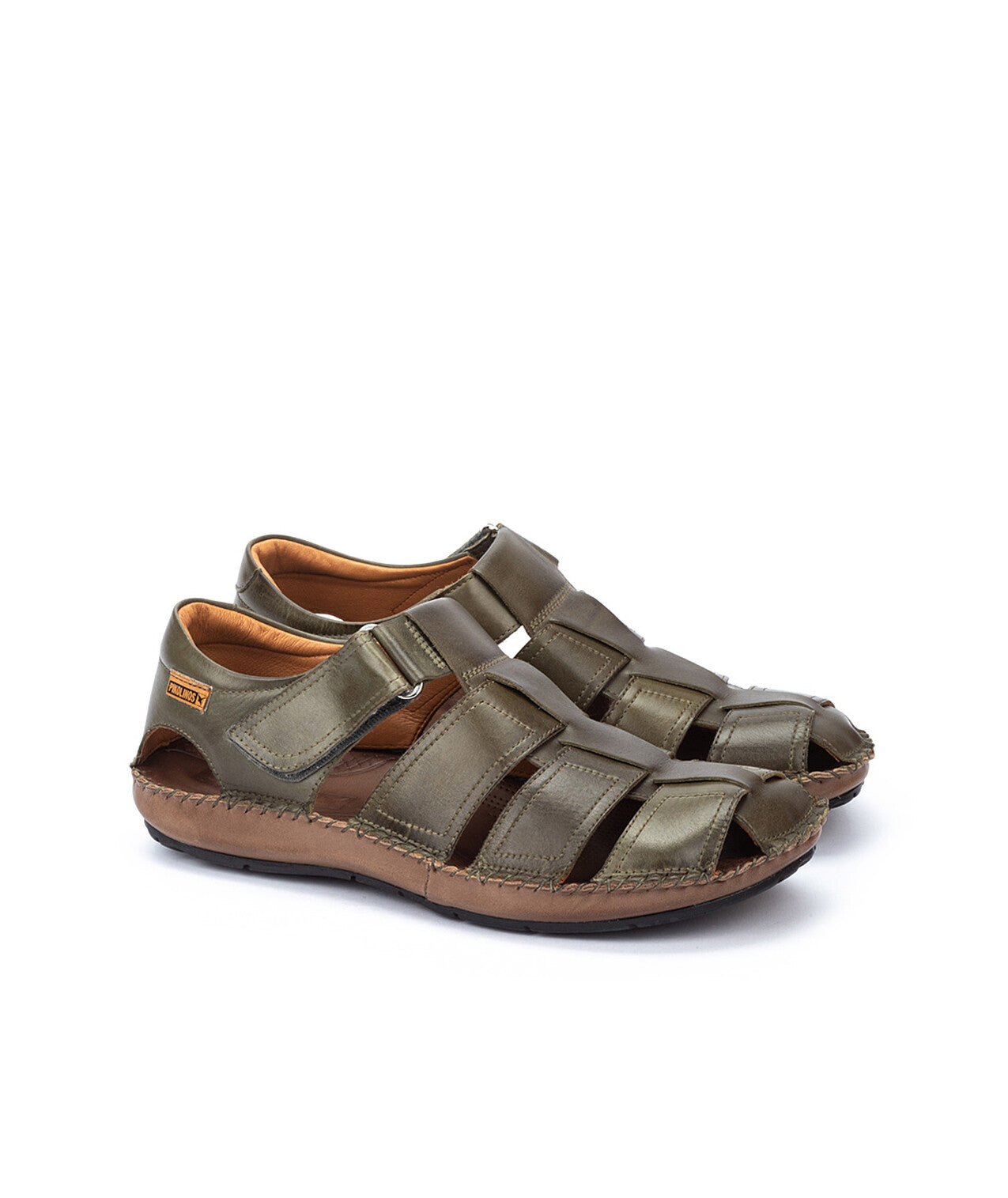 PIKOLINOS SAMPLE - TARIFA 06J-5433 MEN'S KHAKI LEATHER SANDAL