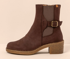 TICINO N5669 HEELED BROWN LEATHER BOOT
