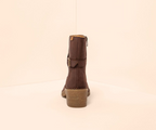 TICINO N5669 HEELED BROWN LEATHER BOOT
