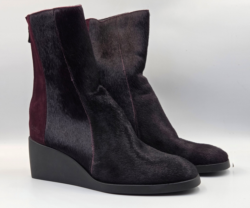 TILMAA PURPLE COWHIDE BOOT