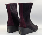 TILMAA PURPLE COWHIDE BOOT