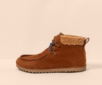 TRIBU N5373 BROWN LEATHER ANKLE BOOTS