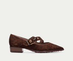 TURIN HI254196 LEOPARD PRINT CROSS STRAP MARY JANE