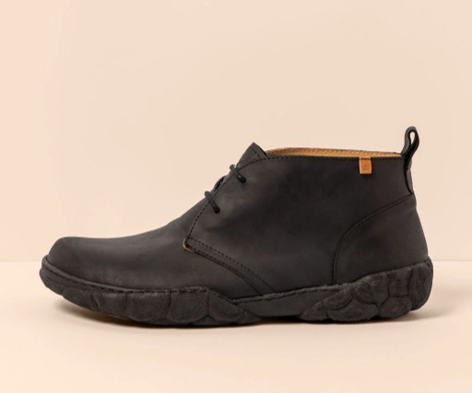 TURTLE N5618 BLACK LACED ANKLE BOOTS
