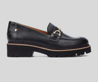 VICAR W6S-3889 BLACK LEATHER LOAFER