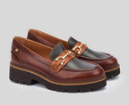 VICAR W6S-3889 BROWN LEATHER LOAFER