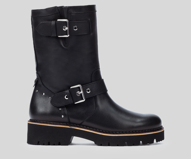 VICAR W6S-9741 BLACK BIKER BOOT