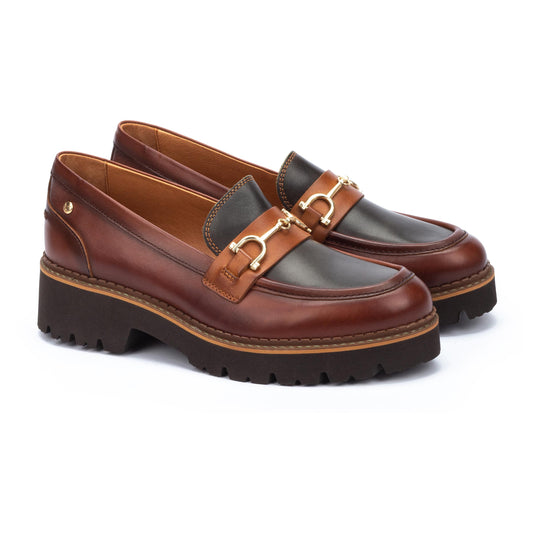 PIKOLINOS SAMPLE - VICAR W6S-3889 BROWN LEATHER LOAFER