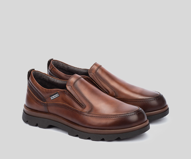 VIGO M3M-3047 MEN'S BROWN LEATHER LOAFER
