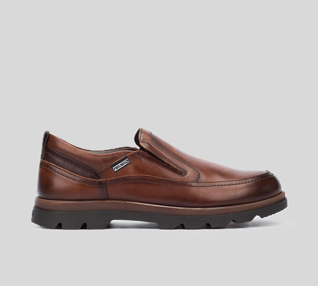 VIGO M3M-3047 MEN'S BROWN LEATHER LOAFER