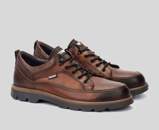PIKOLINOS SAMPLE - VIGO M3M-4248 MEN'S DARK BROWN LEATHER DRESS SHOE