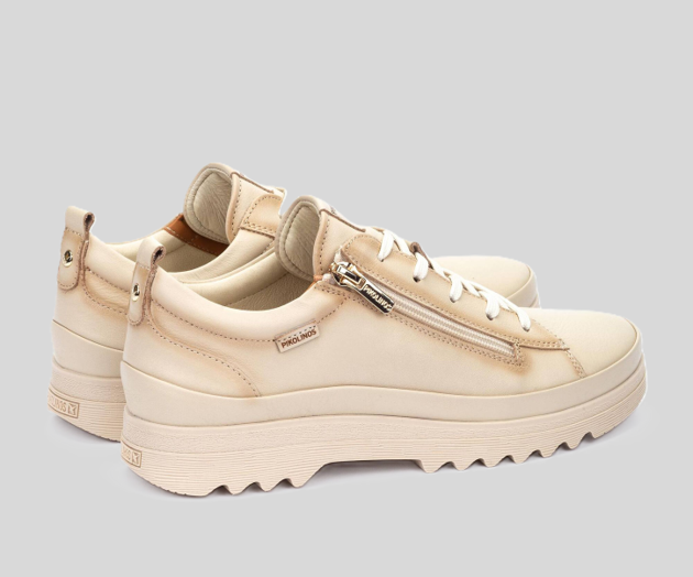 VIGO W3W-6979 CREAM LEATHER SNEAKER
