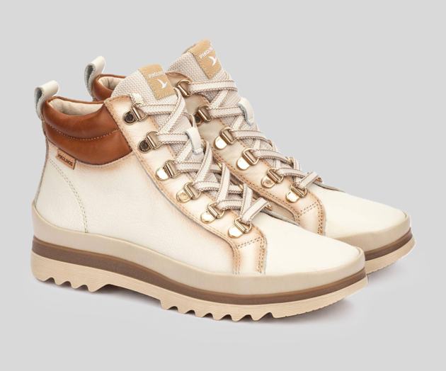 VIGO W3W-8564 CREAM ANKLE BOOTS