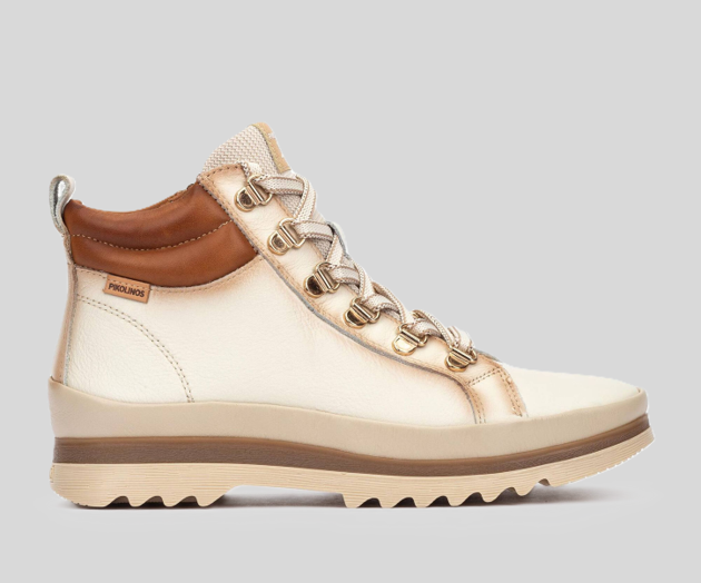 VIGO W3W-8564 CREAM ANKLE BOOTS
