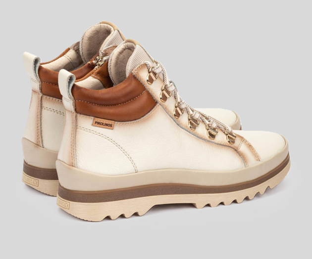 VIGO W3W-8564 CREAM ANKLE BOOTS