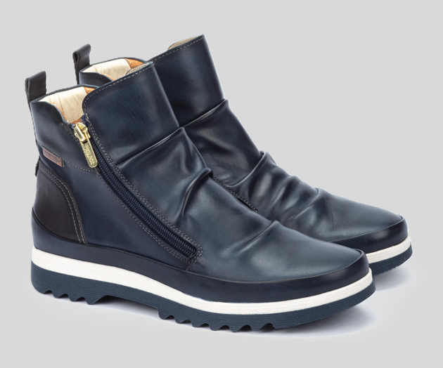 PIKOLINOS SAMPLE - VIGO W3W-8888 NAVY LEATHER WEEKEND BOOTS