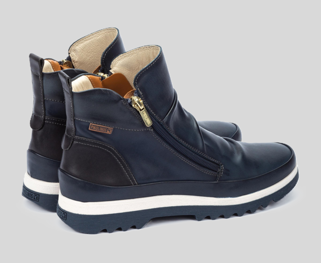 PIKOLINOS SAMPLE - VIGO W3W-8888 NAVY LEATHER WEEKEND BOOTS