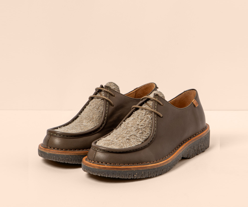 VOLCANO N5584 BROWN LEATHER BROGUE
