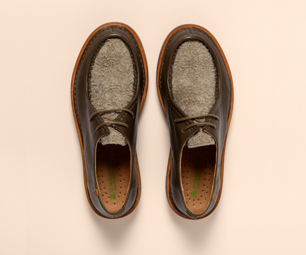 VOLCANO N5584 BROWN LEATHER BROGUE