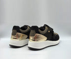 FUGITIVE VALDA BLACK & GOLD SNEAKER
