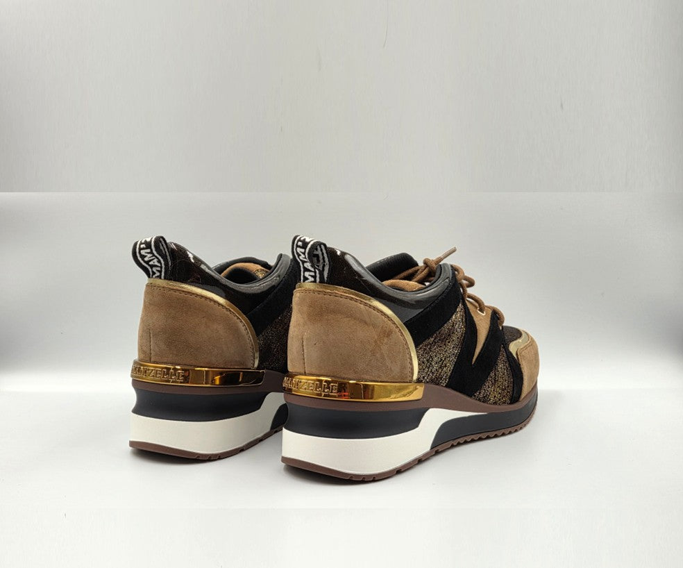 MAMZELLE VOLETA TAN & BLACK SNEAKER