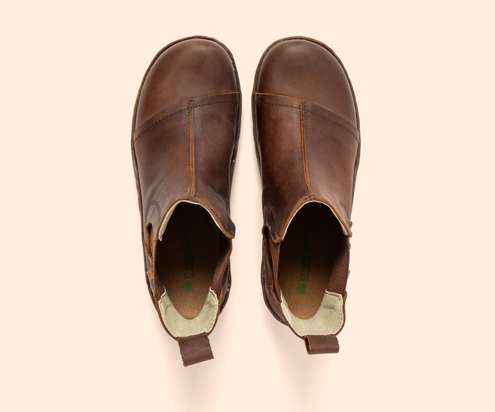 YGGDRASIL N158 BROWN CHELSEA STYLE BOOT