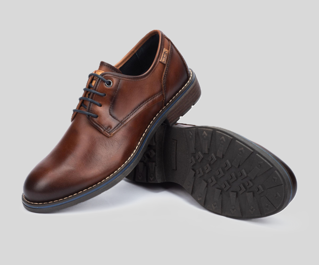 YORK M2M-4178 BROWN LEATHER BROGUE