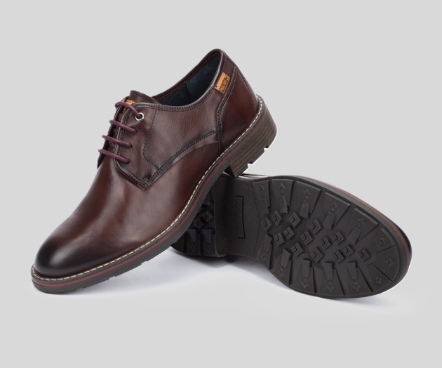 YORK M2M-4178 MEN'S DARK BROWN LEATHER DRESS SHOE