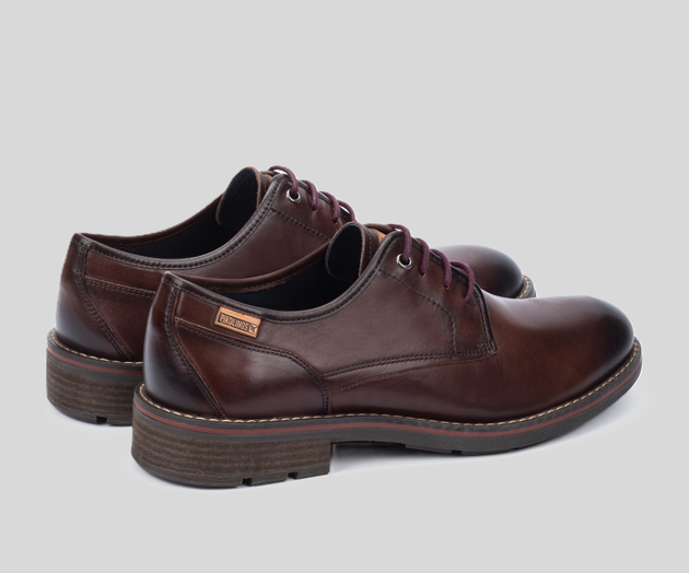 YORK M2M-4178 MEN'S DARK BROWN LEATHER DRESS SHOE